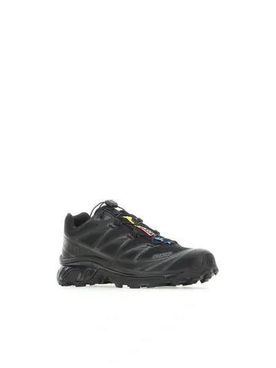 Salomon Unisex Xt-6 Sportstyle Low Top Sneakers In Black/black/phantom