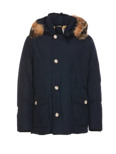 Woolrich Arctic Anorak In Blue