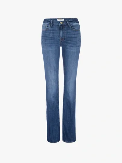 Frame Denim Le Crop Jonah Mini Bootcut Jean In Blue