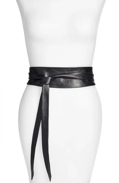 Ada Classic Wrap Belt In Black