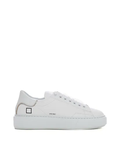 Date Sfera Basic  Sneakers With Laces In White