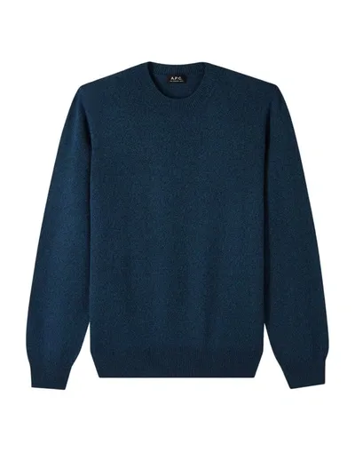 Apc A.p.c. Wool Knitwear. In Open Blue