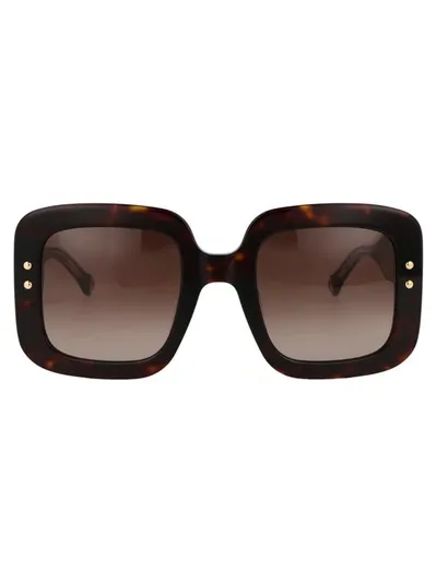 Carolina Herrera Ch 0010/s Sunglasses In Brown