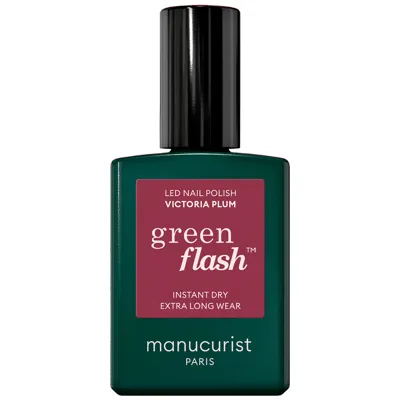 Manucurist Green Flash Victoria Plum 15ml In White