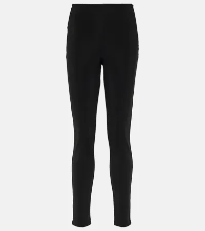 Jet Set Pegaso High-rise Slim Pants In Black