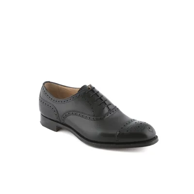 Cheaney Black Calf Shoe In Nero