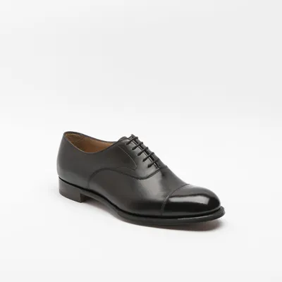 Cheaney Mocha Burnished Shoe In Marrone