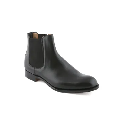 Cheaney Black Calf Boot In Nero