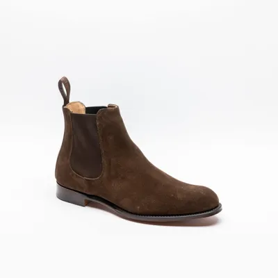 Cheaney Plough Suede Chelsea Boot In Snuff Repello