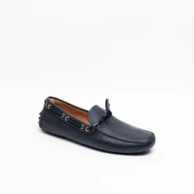 Car Shoe Kud006 Blue Driving Loafer