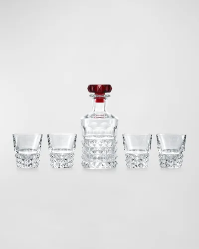 The Martha, By Baccarat Louxor Red Tumblers, Set Of 4 In Transparent