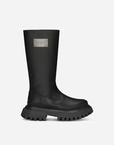 Dolce & Gabbana Calfskin Boots