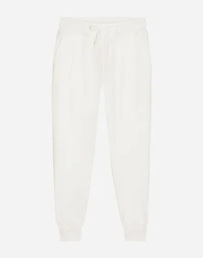 Dolce & Gabbana Jersey Jogging Pants With Dg Logo Patch