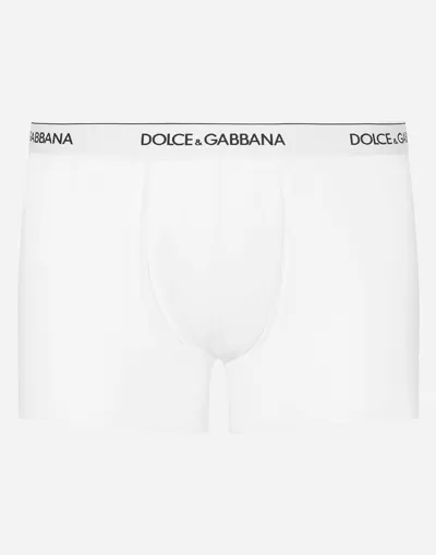 Dolce & Gabbana Stretch Cotton Regular-fit Boxers Two-pack