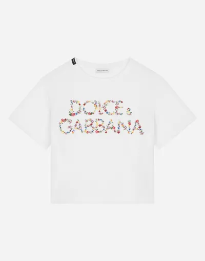 Dolce & Gabbana Jersey T-shirt With Logo Print