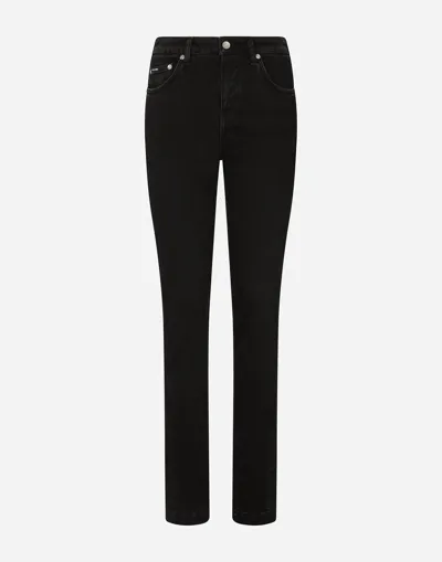 Dolce & Gabbana Washed Denim Girly Jeans In Variante Abbinata