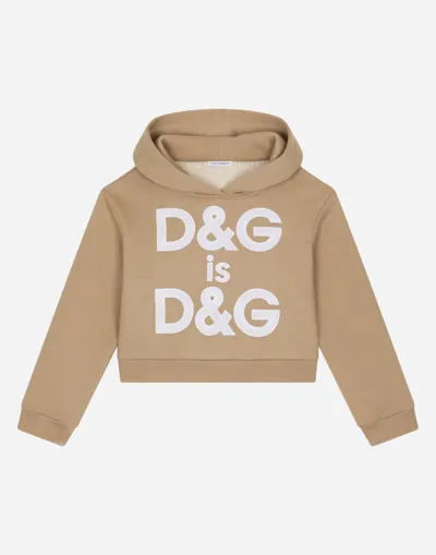 Dolce & Gabbana Hoodie With Logo Embroidery