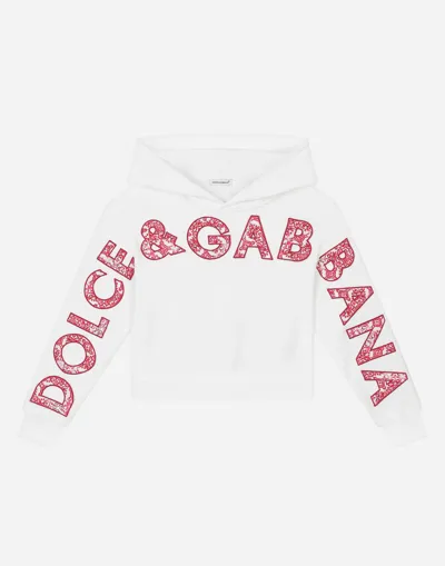 Dolce & Gabbana Hoodie With Logo Appliqué