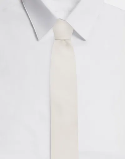 Dolce & Gabbana 6-cm Silk Blade Tie With Dg Logo Embroidery