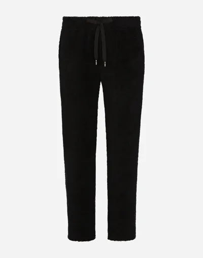 Dolce & Gabbana Terrycloth Jogging Pants With Tag In Black