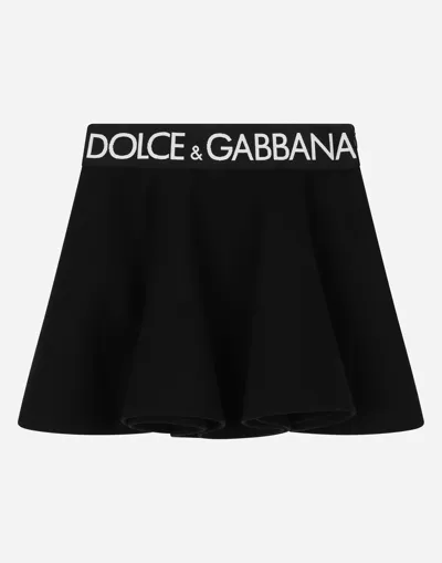 Dolce & Gabbana Circle Miniskirt With Branded Elastic