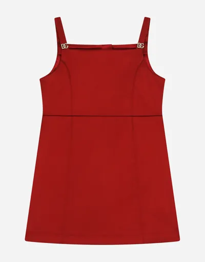 Dolce & Gabbana Kids' Sleeveless Satin Dress