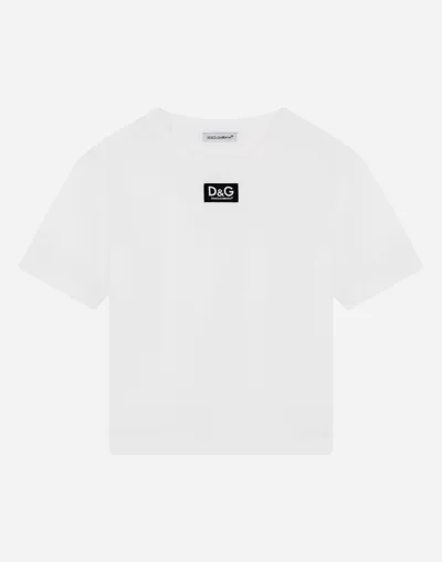 Dolce & Gabbana Jersey T-shirt With Dg Logo