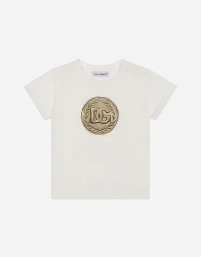 Dolce & Gabbana Babies' Coin-print Jersey T-shirt