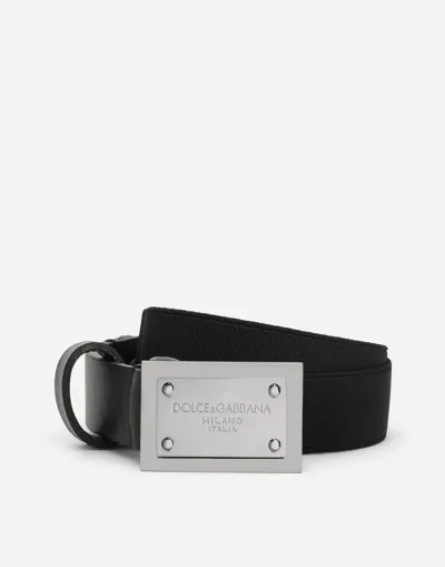 Dolce & Gabbana Belt With Logo Tag