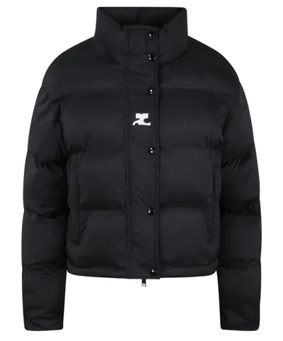 Courrèges Black Polyester Padded Jacket