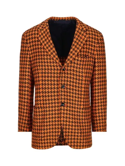 Kiton Jackets In Orange