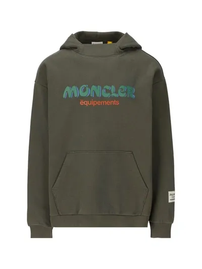 Moncler Genius Moncler X Salehe Bembury Logo Hoodie In Green