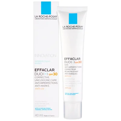 La Roche-posay Effaclar Duo+ Spf30 With Niacinamide 40ml In White