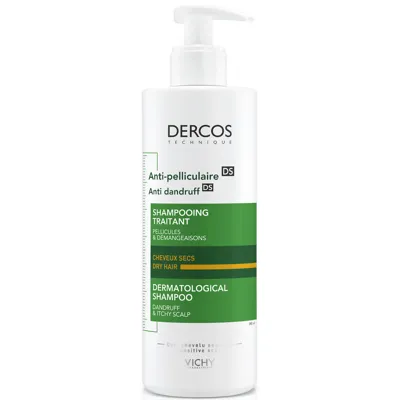 Vichy Dercos Anti-dandruff Shampoo For Dry Hair 390ml In White