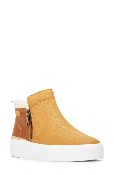 Keds Cooper Zip High Top Bootie In Tan