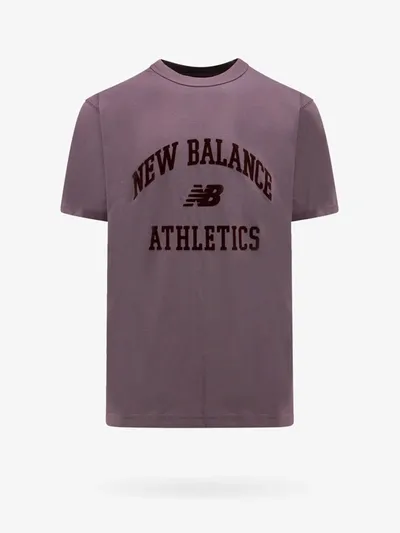 New Balance T-shirt In Purple