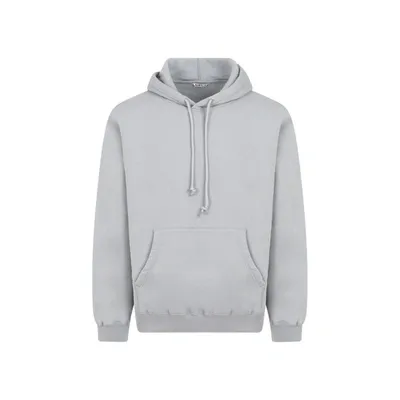 Auralee Cotton Jersey Hoodie In Blue Gray