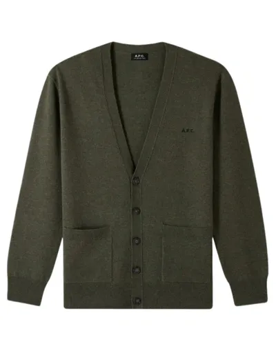 Apc A.p.c. Wool Knitwear. In Kaky