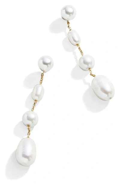 Baublebar Francesca Earrings In Ivory/gold