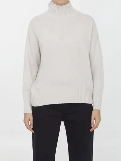 Allude Cashmere Jumper In White