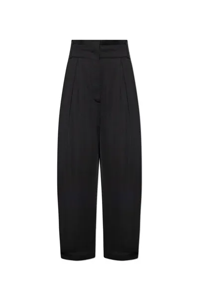 Diane Von Furstenberg Wide Leg Trousers In Black