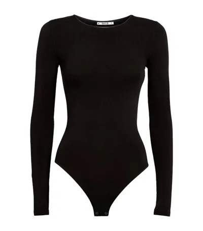 Wolford Cotton-blend Berlin Bodysuit In 7005 Black