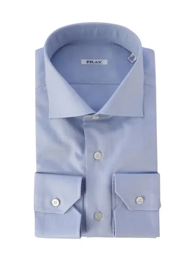 Fray Shirt In Light Blue