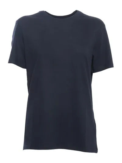 Filatures Du Lion Basic T-shirt In Blue