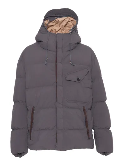 Ten C Survival Down Jacket In Gray