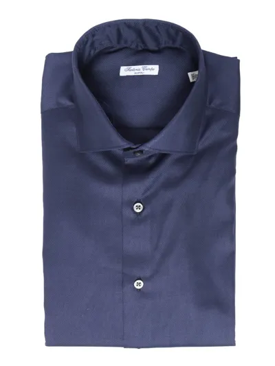 Sartoria Del Campo-sonrisa Shirt In Blue