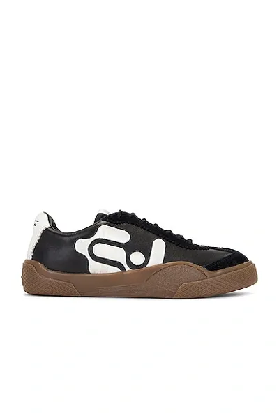 Eytys Santos Leather Sneakers In Black