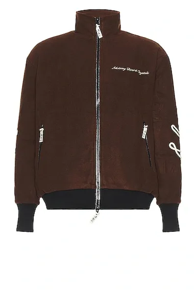 Advisory Board Crystals Wool Track Jacket In Wool Traok