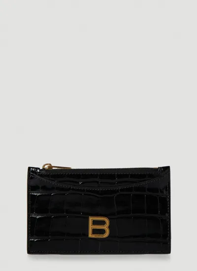 Balenciaga Hourglass Zipped Card Holder