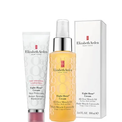 Elizabeth Arden Eight Hour Skin Protectant And All-over Miracle Oil Set